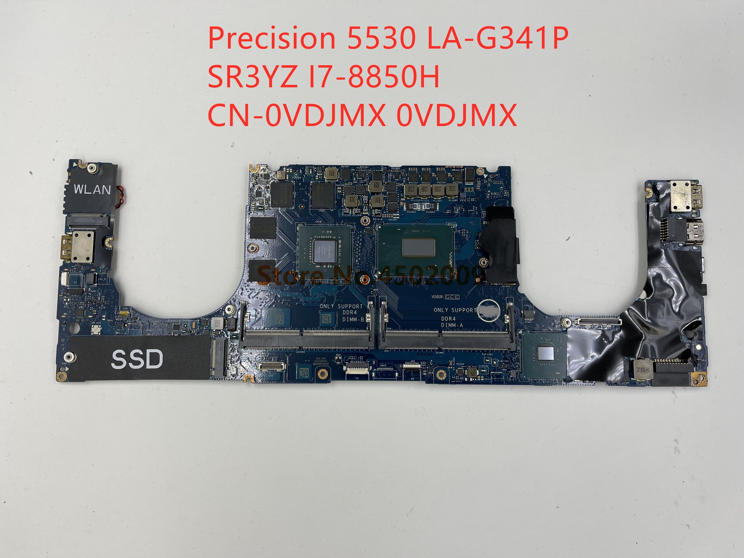 Dell Precision 5530 LA-G341P CN-0VDJMX 0VDJMX VD..